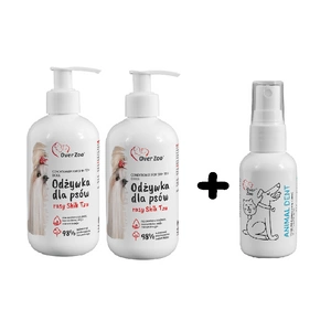 Over Zoo Conditioner für Shih Tzu 2x240 ml + OVER ZOO Animal Dent 50ml GRATIS!