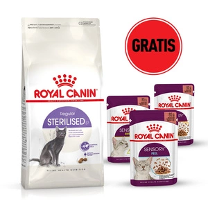 ROYAL CANIN Sterilised 10kg + 3 Beutel Nassfutter GRATIS!!!