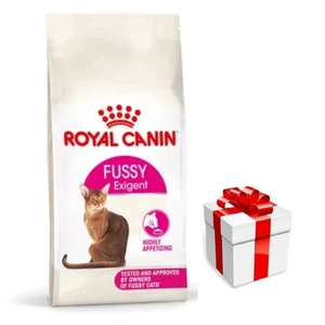 ROYAL CANIN Fussy Exigent 4kg Katzentrockenfutter für ausgewachsene, wählerische Katzen + Überraschung für die Katze