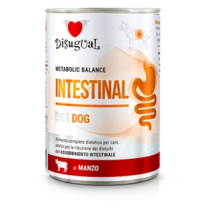 Disugual Veterinary Nassfutter für Hunde INTESTINAL Rind (Erwachsene) 400g