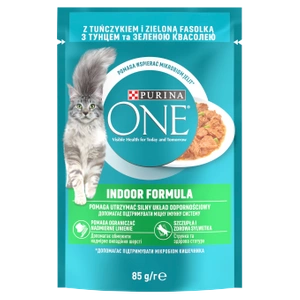 Purina One Cat Indoor mit Thunfisch und grünen Bohnen 85g