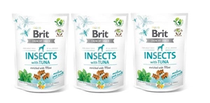 BRIT CARE Dog Crunchy Cracker Insects rich in Tuna 3x200g