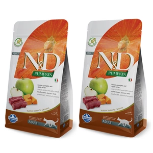 Farmina N&D Pumpkin feline VENISON, PUMPKIN AND APPLE RECIPE 2x5kg