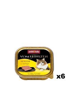 Animonda Cat Vom Feinsten Senior mit Geflügel 6x100g