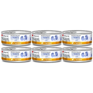 Disugual Veterinary STRUVITE Truthahn (Erwachsene) Nassfutter für Katzen 6x85g