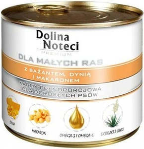 Dolina Noteci PREMIUM für Hunde kleiner Rassen mit Fasan, Kürbis und Nudeln 185 g