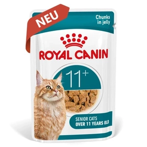 ROYAL CANIN Nassfutter für Katzen, Senior Ageing 11+, Gelee 12x85g