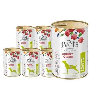 4 Vets Hundeallergie 6x400g