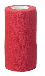 Kerbl EquiLastic Selbstklebebandage, 5 cm, rot