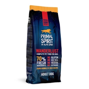 PRIMAL SPIRIT 70% Fernweh 12kg + Überraschung für den Hund