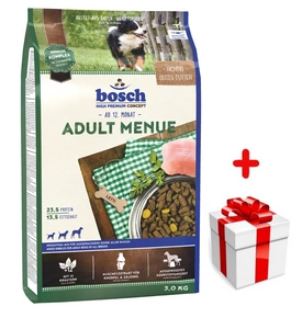Bosch Adult Menue 3kg +Überraschung für den Hund