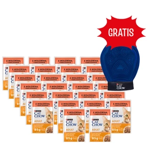 PURINA Cat Chow Adult Rindfleisch mit Aubergine 85g Sachet