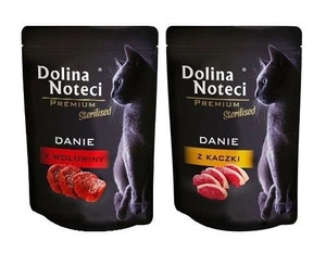 Dolina Noteci Premium Nassfutter für sterilisierte Katzen - MIX 12x85g