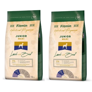 FITMIN Maxi Junior Lamb&Beef 2x12kg