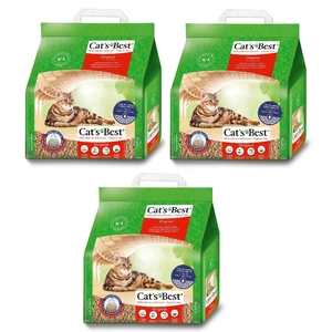 JRS Cats Best Eko Plus - Aggregat-Holzstreu 3x10l