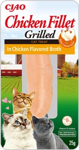 INABA Hühnerfilet für Katzen - Huhn in Hühnerbrühe 5x25g