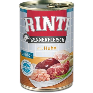 Rinti Kennerfleisch Junior Huhn Nassfutter für Hunde - Huhn 400g