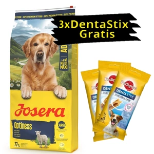 JOSERA Adult Optiness 12.5kg + 3x PEDIGREE DentaStix GRATIS!