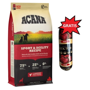 ACANA HERITAGE Sport & Agility Dog 17kg + Hektor 900g GRATIS!