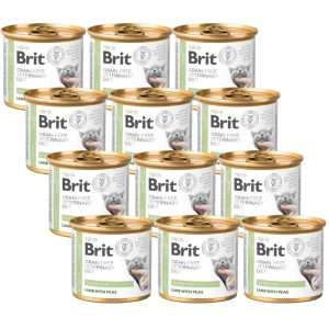 BRIT GRAIN FREE VETERINARY DIET CAT DIABETES 12x200g