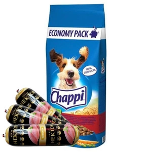 Chappi economy Pack Rindfleisch und Geflügel 13,5kg + Hektor mit Geflügel 3x900g