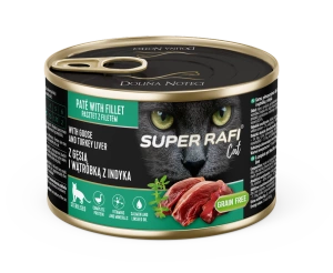 DOLINA NOTECI Super Rafi Cat P&F mit Gänse- und Truthahnleber für sterilisierte Katzen 185g