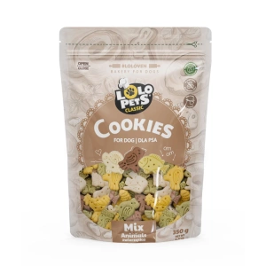 LOLO PETS Gemischte Tierkekse für Hunde 350g