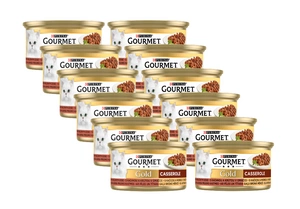 Purina Gourmet Gold Ente/Truthahn in Sauce 12x85g
