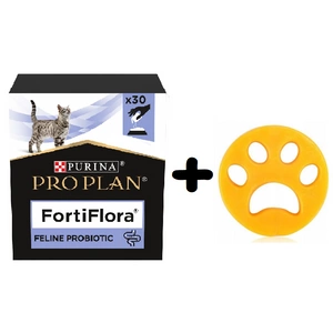 PURINA PVD FortiFlora 30 Beutel + Waschmaschinenreiniger zum Entfernen von Haaren GRATIS!