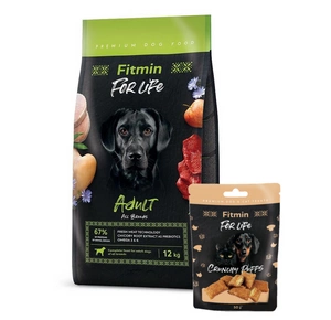 FITMIN For Life Adult All Breeds 12kg + Kekse 50g GRATIS