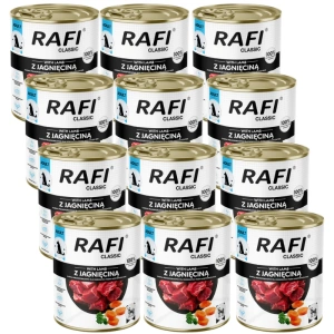 DOLINA NOTECI Hundenassfutter Rafi Classic mit Lamm 12x800 g
