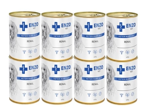 ENZO VET Renal Diät für Nierenerkrankungen mit Rindfleisch für Hunde 8x400g