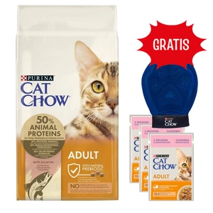 PURINA Cat Chow Adult Tuna and Salmon 15kg + PURINA Cat Chow Adult 3x85g