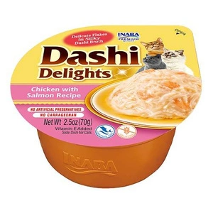 Inaba DASHI Ergänzungsfuttermittel für Katzen - Huhn und Lachs 70 g