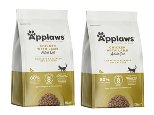 Applaws Trockenes Katzenfutter - Erwachsener mit Huhn und Lamm 2x7,5kg