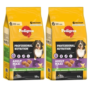 PEDIGREE Professional Nutrition Trockenfutter mit Geflügel für Hunde 2x12kg