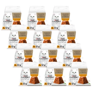 GOURMET Revelations Delikate Stücke in Gelee mit Huhn 12x(2x57g)