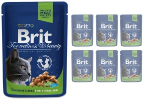 BRIT Cat Sterilized CHICKEN 6x100g