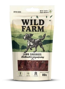 WILD FARM Lammwürstchen 80g Hundeleckerli
