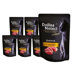 Dolina Noteci Premium Nassfutter für sterilisierte Katzen - Entengericht 10x85g