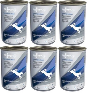 TROVET Hypoallergenic Rabbit Dog (RRD) 6x400g