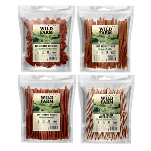 WILD FARM MIX 4x500g Hundeleckerli