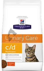 HILL'S PD Prescription Diet Feline c/d Multicare 1,5kg + Überraschung für die Katze
