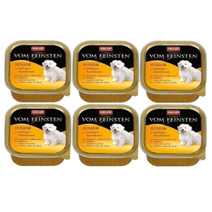 Animonda Dog Vom Feinsten Junior Geflugel und Putenherzen 6x150g