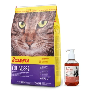 JOSERA Culinesse 10kg + LAB V Lachsöl für Hunde und Katzen 250ml