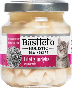 Basttet'o Holistic Putenfilet in Gelee für Kätzchen 130g
