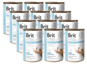 BRIT GF Veterinary Diets Dog Obesity 12x400g - Nassfutter für Hunde