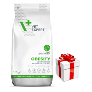 VETEXPERT Veterinary Diet Dog Obesity 12kg + Überraschung für den Hund