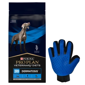 PURINA Veterinary PVD DRM Derm 12kg + Kämm Handschuh GRATIS