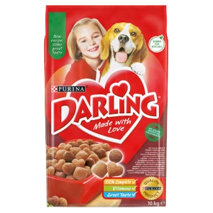 PURINA Darling mit einer leckeren Rind- und Hühnerfleischmischung 10 kg